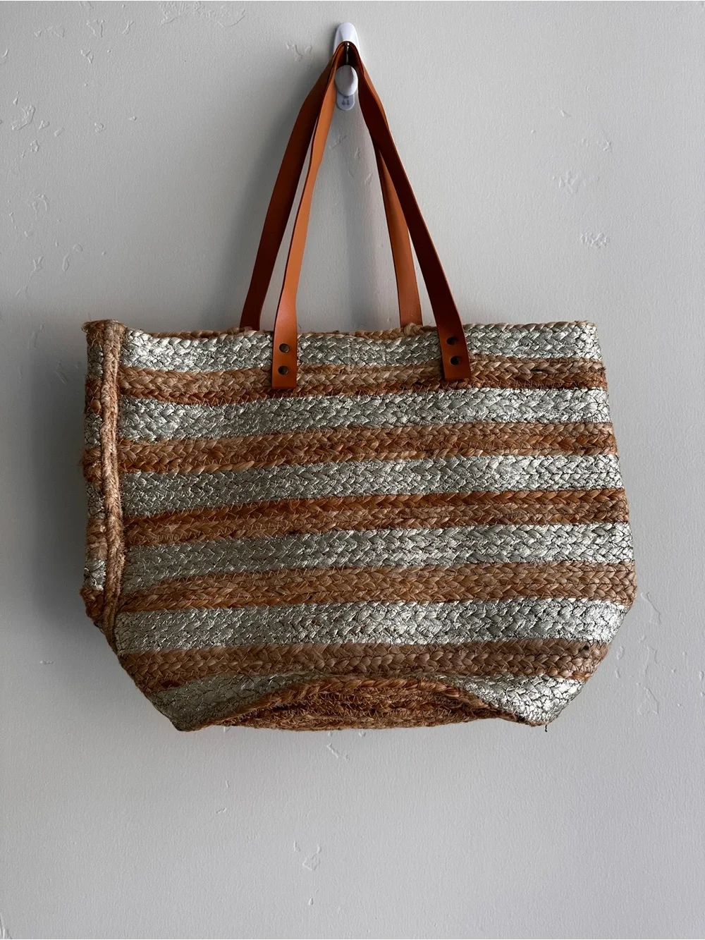 NEW JUTE TOTE BAG NATURAL WOVEN BAG